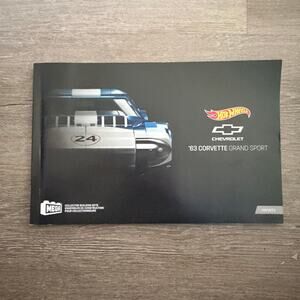MEGA Hot Wheels 63 Corvette Grand Sport Race Car INSTRUCTION BOOK